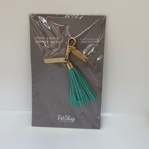 New Pet Shop Tassel Charm & Pet Tag Set Key Chain